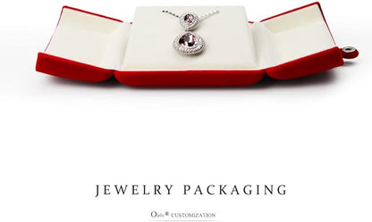 Oirlv Multifunctional Jewelry Box Velvet Pendant Necklace Gift Box Storage Case