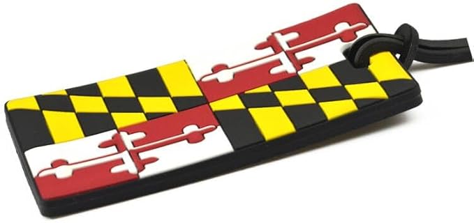 Pack of 2 Maryland State Flag Luggage Tag
