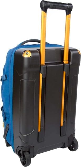 Eddie Bauer Expedition Rolling Duffel Bag with Wheels | Travel | Carry-On | Luggage | Rugged | Durable - True Blue, 22"