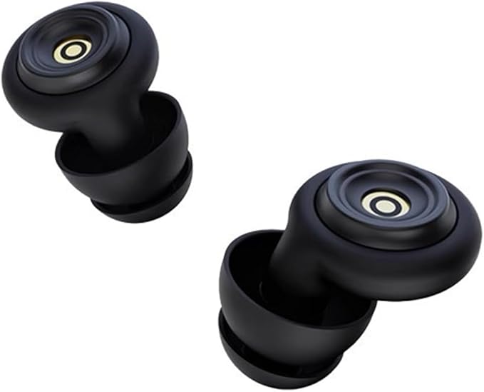 50dB Noise Cancelling Ear Plugs for Sleeping - Reusable High-Fidelity Earplugs for Snoring, Concerts, Travel, Side Sleepers, Silicone Ear Plugs with 4 Comfort Tips