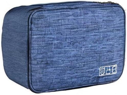 OrgaWise Electronics Organizer, Electronic Accessories Bag Travel Cable Organizer Three-Layer for iPad Mini, Kindle, Hard Drives, Cables, Chargers