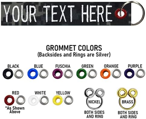 Custom Double Sided Grommeted Crate/Luggage Tags, Over 50 Fabrics, Made of Name Tape Material