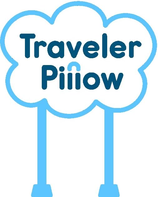 Neck Pillow for Traveling, Luxury Travel Neck Pillow for Airplane 100% Pure Memory Foam Adjustable Travel Pillow for Flight Sleep, Portable Plane Accessories, Light Grey