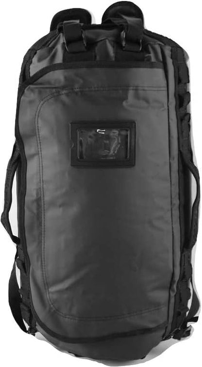 Element Equipment Trailhead Duffel Bag Shoulder Straps Waterproof Black/Grey Small
