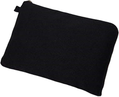 Zipper Pouch Storage Bag Simple and Stylish Women's Cosmetic and Travel Bag (Black-improved-10)