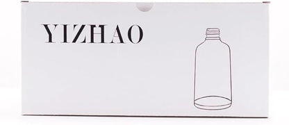 YIZHAO Amber Glass Spray Bottles 1oz, with Small Fine Mist Spray, Metal Cap, Refillable for Essential Oil,Travel,Cleaning,Perfume,Aromatherapy,Makeup – 24 Pcs