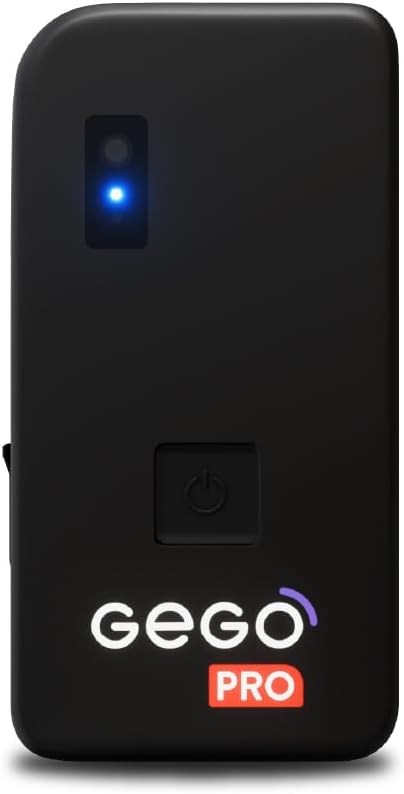 GEGO PRO - GPS Luggage Tracker, Real-Time Global Tracking for Bags, Luggage & Travel Gear, No BT Limits, Bag-Opening Alerts, Smart Travel Features, Multi-Network SIM (Subscription Required)