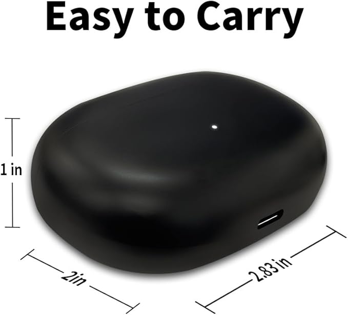 Charging Case Replacement Compatible with Beats Studio Buds/Buds +, Charger Case with Bluetooth Pairing Sync Button & 660mAh Built-in Battery (Not Include Earbuds)