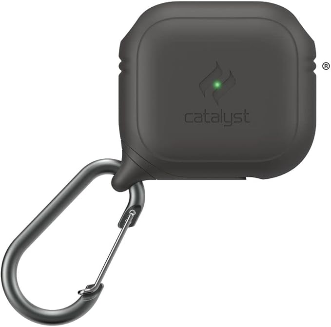 Catalyst Waterproof Case for AirPods 3rd Generation (2021) - Wireless & USB-C Charging Compatible, Drop Protection One Piece Design with Carabiner