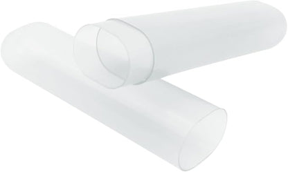 36 Pack Travel Toothbrush Containers Case Portable Plastic Breathable Toothbrush Holder Storage Dust-Proof and Sanitary for Travel Camping School Business (Clear 36pcs)