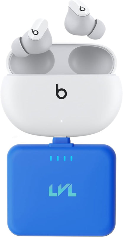 LLEVVELL Spark Portable Charger for iPhone 17/16/15 USB C 2500mAh Power Bank with LED Indicators 2.4A Fast Charging Mini Portable Charger with Pass Through Technology LVL 25 LVL 25 (Blue)