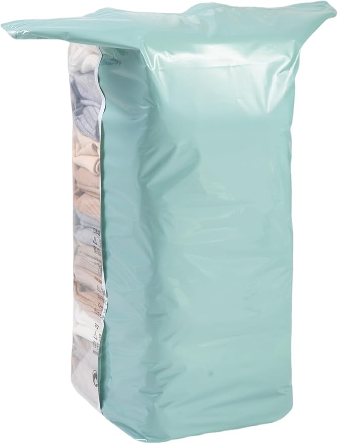 NeatNest 6 Pack Medium Cube Vacuum Storage Bags – Box-Shaped Space Saver Bags for Clothes, Pillows, Bedding, Dual Compression (Vacuum or Hand Press), Durable PE+PA Material