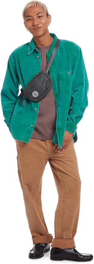 Baboon to the Moon Fanny Pack - Trendy, Compact, Water-Repellent Waist Bag in Multiple Colors and Sizes for Men and Women (Grey, Mini (1.5L))