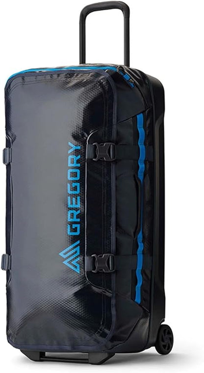 Gregory Alpaca 100L Water-Resistant Adventure Travel/Gear Organization Wheeled Duffle Bag with Packing Cube Included, Slate Blue