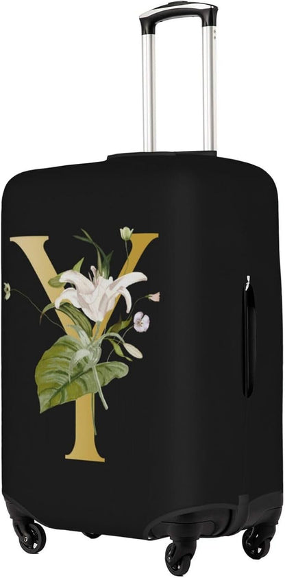 Decorative Y Suitcase Protectors Elastic Washable Luggage Covers With Concealed Zippers For 18-32 Inch Luggage (Size Xl: Fits 29-32 Inch)