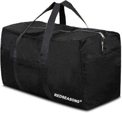 Extra Large Duffle Bag Lightweight, 96L Travel Duffle Bag Foldable for Men Women, Black