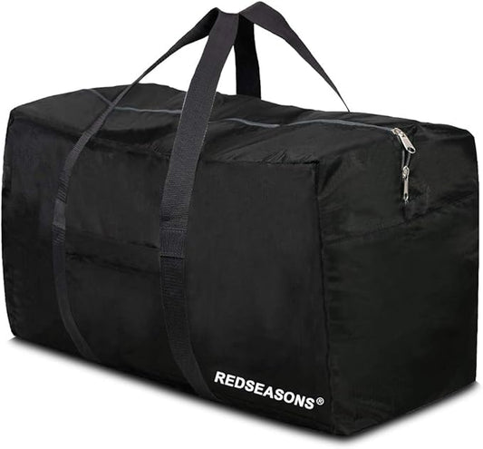 Extra Large Duffle Bag Lightweight, 96L Travel Duffle Bag Foldable for Men Women, Black