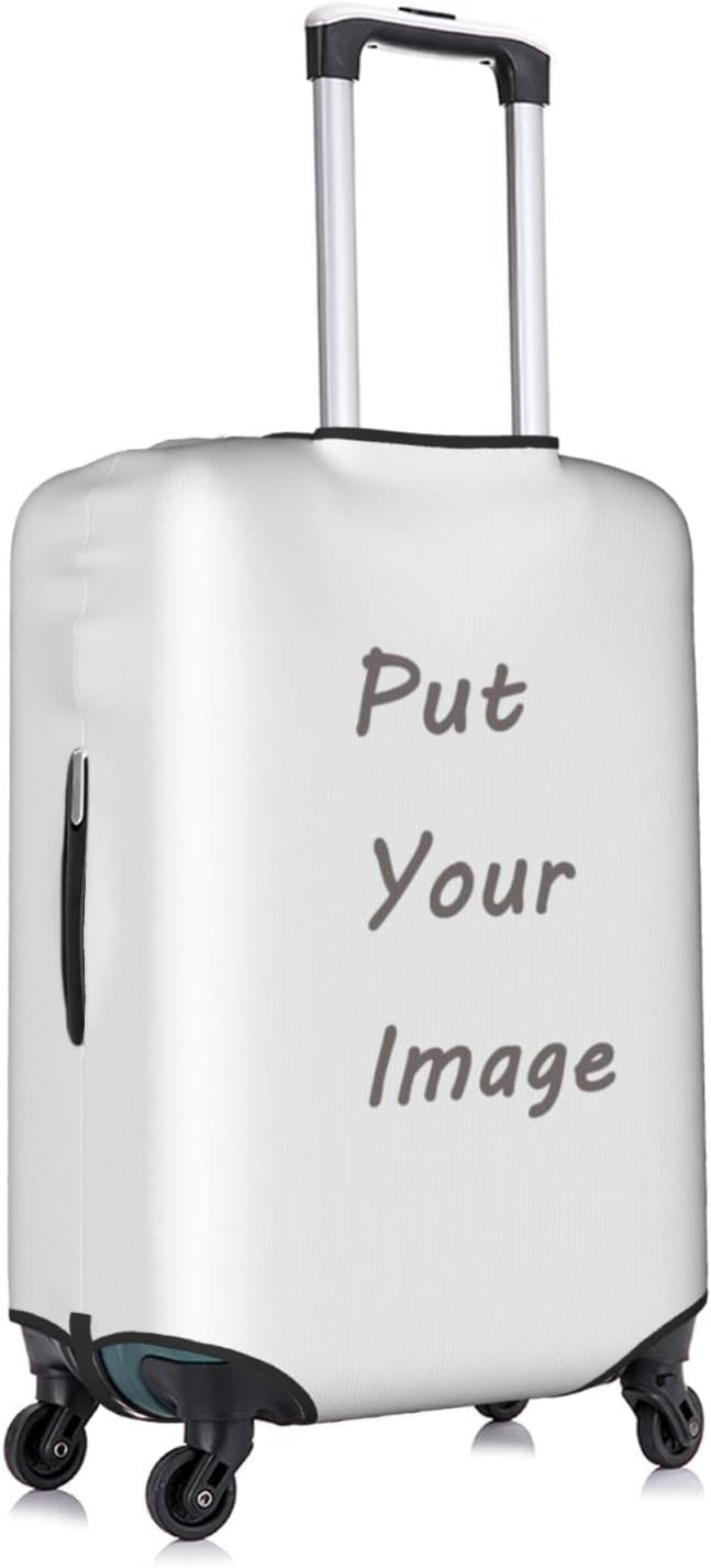 Custom Luggage Cover - Personalized Suitcase Cover - Elastic, Washable - Gift for Men & Women - Medium