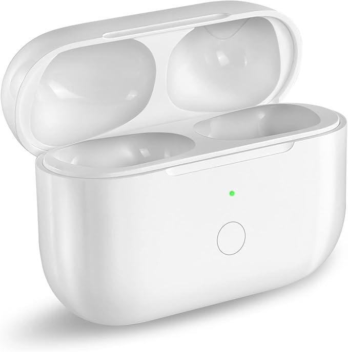 Compatible for AirPods Pro 2nd & 1st Generation Charging Case Replacement, Compatible for Wireless AirPods Pro 2 1 Charger Case with Bluetooth Pairing Sync Button, Built-in Large Battery