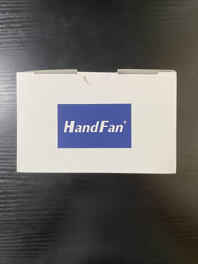 HandFan 5200mAh Portable Fan Handheld, 6 Speeds Hand Held Fan 180° Foldable Personal, Battery Operated USB Rechargeable, Handle Separate Design for Travel/School/Outdoors/Indoors (6 Speeds Black)