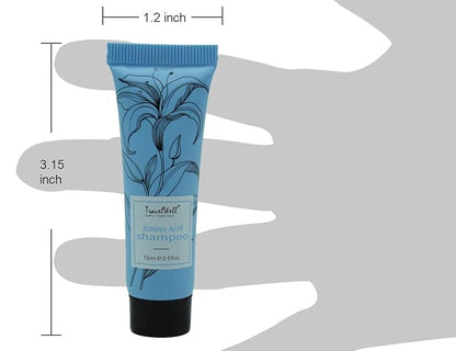 Travel Well Mini Shampoo & Conditioner Set with Soap Bars - Hotel Shampoo & Conditioner Supplies for Guests - Travel-Size Bulk Toiletries - Individual Toiletries for Guests - 150-Piece Set