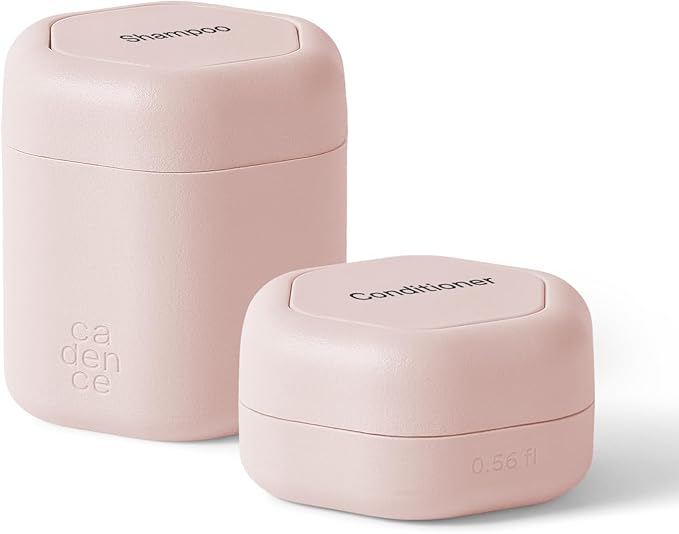 Cadence Travel Containers Haircare Capsule Set (Petal, Haircare (Set of 2))