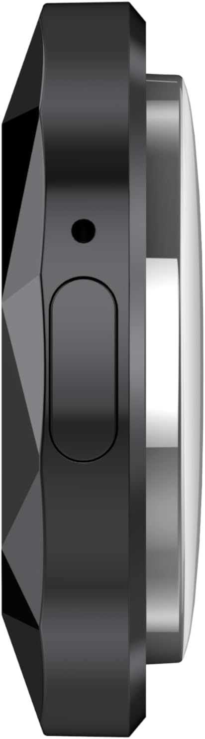 QCOQ® Air Tracker Tags-4 Pack Black | Bluetooth Tracker Work with Apple Find My (iOS Only), Smart Tag with Protective Case/Keychain/Lanyard, Item Finder for Luggage/Key/Suitcase, Up to 100dB