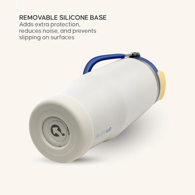 Sport Tumbler 32oz Stainless Steel Water Bottle, Vacuum Insulated with 2-in-1 Lid (Straw & Spout), Leak-Proof Reusable Travel Mug for Hot and Cold Drinks