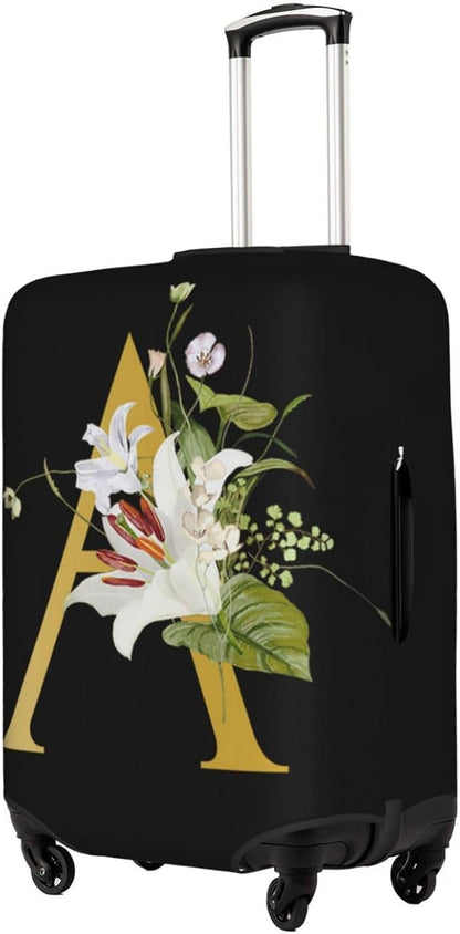 Decorative A Suitcase Protectors Elastic Washable Luggage Covers With Concealed Zippers For 18-32 Inch Luggage (Size Xl: Fits 29-32 Inch)