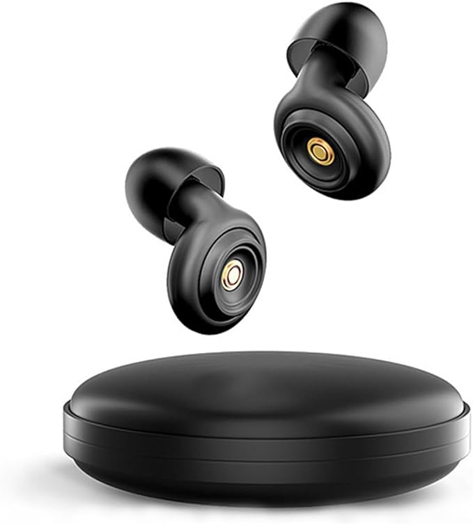 50dB Noise Cancelling Ear Plugs for Sleeping - Reusable High-Fidelity Earplugs for Snoring, Concerts, Travel, Side Sleepers, Silicone Ear Plugs with 4 Comfort Tips