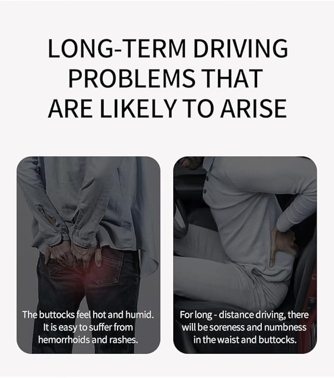 Inflatable Sondure Travel Cushion with Built-in Bump for Airplane Seat, Office Chair and Car Seat Use, Comfortable Buttock Support, Ideal for Long Haul Travel (Dark)