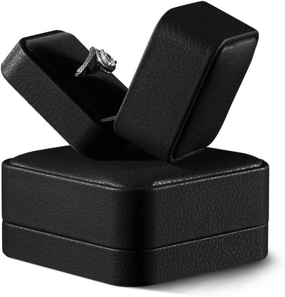 Bracelet Boxes For Jewelry Gift, Leather Bangle Box,Premium Bracelet Holder,Luxury Jewelry Gift Boxes (Black)
