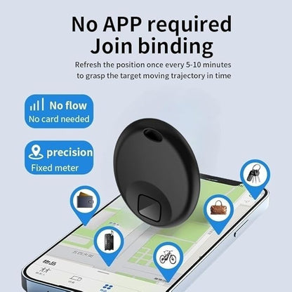 Bluetooth Air Tracker Tags Works with Apple Find My APP (iOS 14.5 Above Only), Smart Tag Item Finders for Key, Luggage, Backpack and More, IP67 Waterproof Tracking Tags (Black, 3 Pack)