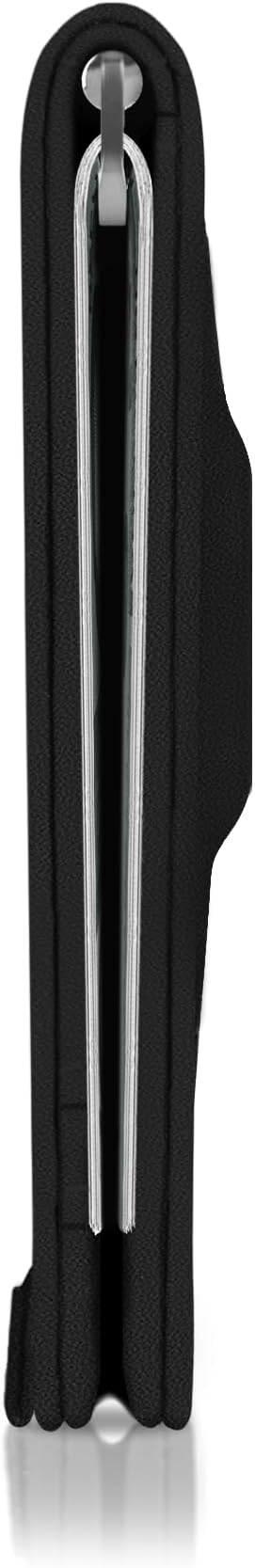 Kings Loot Trackable Airtag Wallet for Men | RFID Blocking Leather Design with Airtag Holder, Money Clip & Pull Tab | Minimalist Air Tag Wallets