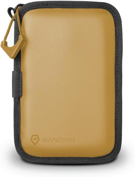 WANDRD Memory Card Case - Durable SD, Micro SD Card Holder for Creators | Camera Accessories & Electronics Organizer for Travel (Dallol Yellow)