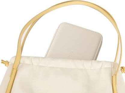 LANDICI Small Jewelry Box for Women Girls, PU Leather Travel Jewelry Case, Portable Jewelry Organizer Storage Holder Display for Ring Earrings Necklace Bracelet Brooch Men Kids Gift, Apricot