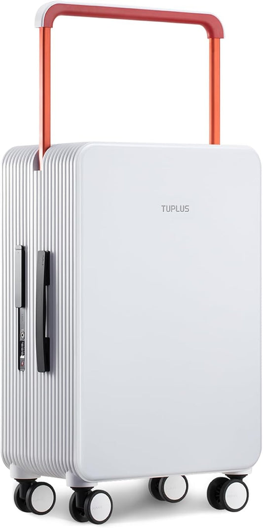 TUPLUS Suitcase ABS Hard Shell Luggage with 4 Spinner Wheels Hold Check in Travel Case, Balance Series