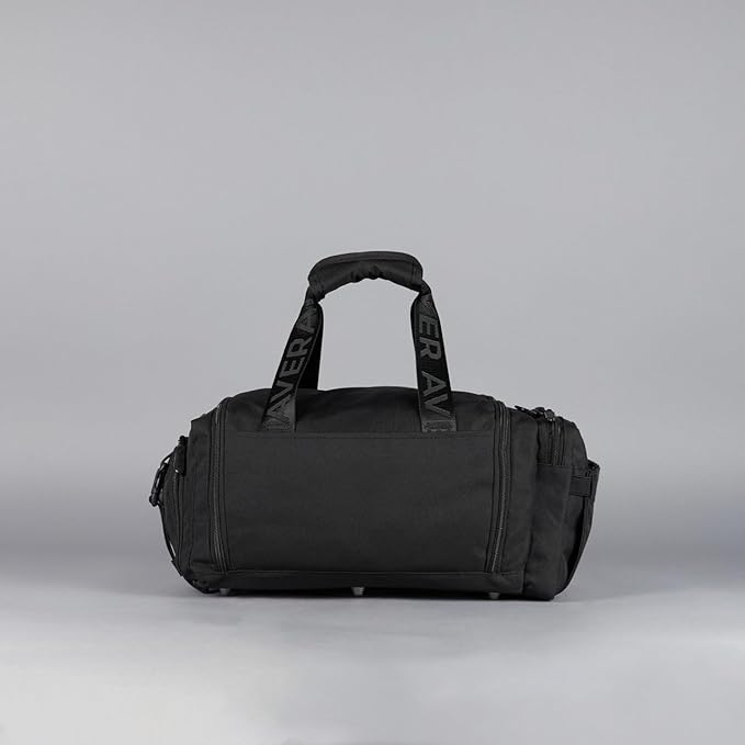 WOLFpak 20L Mini Duffle Bag for Gym & Travel | Waterproof Carry-On Weekender Bag with Shoe Compartment, Hard Bottom, and Tactical Molle System (Nightshade)