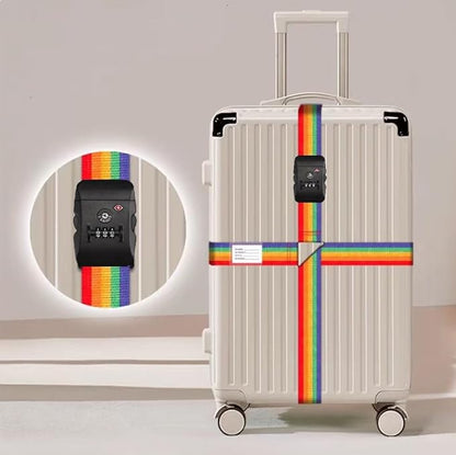 Travel Luggage Strap Adjustable Suitcase Packing Belt with TSA Combination Lock