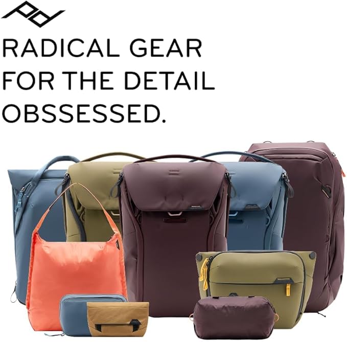 Peak Design Tech Pouch, Kelp, Electronics Organizer for Travel or Everyday Carry, Origami-Style Storage, Cable Pass-Through, Weatherproof Recycled Nylon, Gear Carry Bag for Men and Women