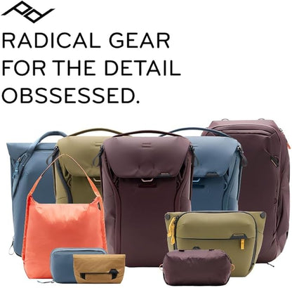 Peak Design Tech Pouch, Kelp, Electronics Organizer for Travel or Everyday Carry, Origami-Style Storage, Cable Pass-Through, Weatherproof Recycled Nylon, Gear Carry Bag for Men and Women