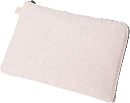 Zipper Pouch Storage Bag Simple and Stylish Women's Cosmetic and Travel Bag (Beige-improved-2)