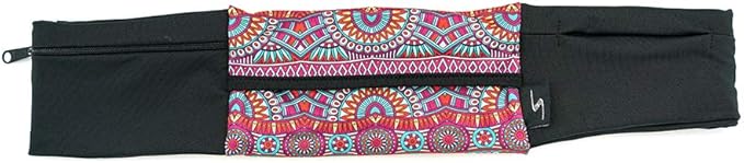 3 Pocket Adjustable Running Belt Waist Pack, Fanny Pack For Working Out With Sweat Resistant Backing, Holds All iPhone Models