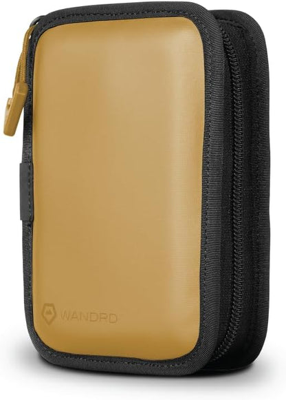 WANDRD Memory Card Case - Durable SD, Micro SD Card Holder for Creators | Camera Accessories & Electronics Organizer for Travel (Dallol Yellow)