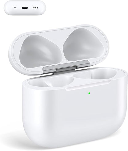 Wireless Charging Case Compatible with Air Pods 4th Generation, USB-C Port Charging Case Replacement for Air Pods 4, Wireless Charging case Replacement with Bluetooth Pairing Sync Button