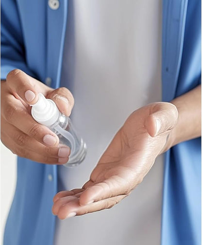 SINJEUN 30 Pack Clear Plastic Spray Bottles with Caps, 4 oz Spray Bottles Mist Sprayer, Refillable Empty Fine Mist Spray Bottle Mini Travel Size Spray Bottles, Leak Proof and BPA-Free