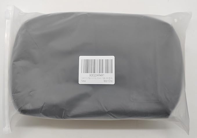 Kaxich Travel Electronics Organizer, Electronics Accessories Bag Portable Cable Organizer Case Waterproof Universal for Adapters Memory Cards, USB Cables (Black)