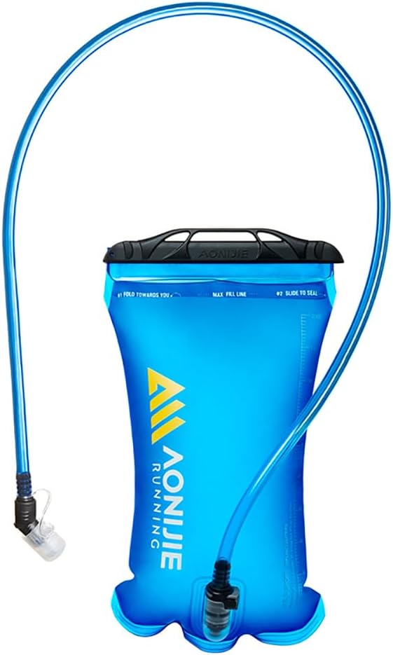 AONIJIE Hydration Bladder 2L Water Reservoir, Leakproof Water Storage Bladder Bag, BPA Free, Large Opening, for Hiking Camping Running