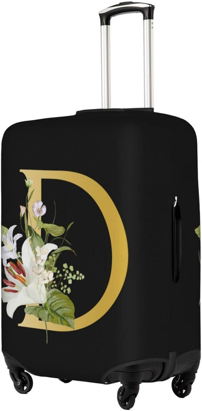 Decorative D Suitcase Protectors Elastic Washable Luggage Covers With Concealed Zippers For 18-32 Inch Luggage (Size Xl: Fits 29-32 Inch)