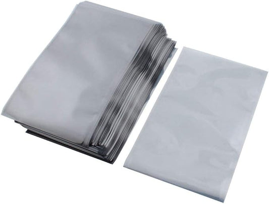 APQ Pack of 200 Static Shielding Bags 18 x 24. Grey Electrostatic Bags 18x24. Open Ended Heat Sealable Bags. Transparent Material. Great for Electronical Sensitive Components.
